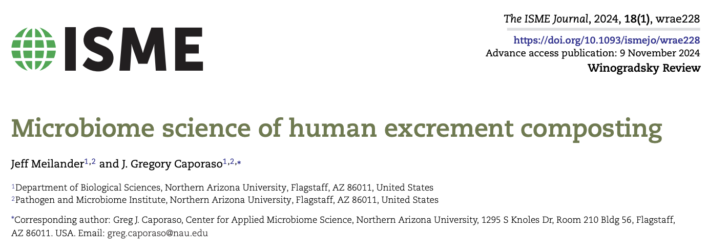 Microbiome science of human excrement composting